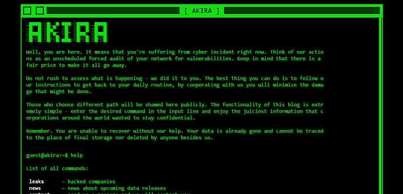Inside Akira, the ransomware gang with a retro-computing fetish