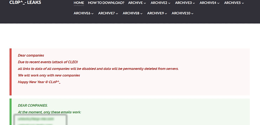 Clop ransomware gang confirms it is actively exploiting Cleo MFT vulnerabilities