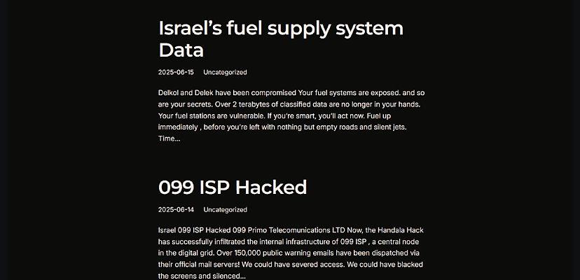 Pro-Palestinian hackers target Israel in wake of attack on Iran