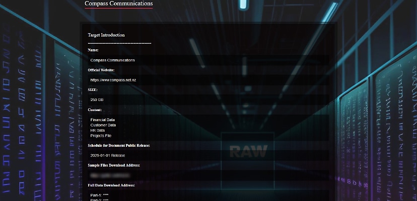 Exclusive: Kiwi telco Compass Communications confirms ransomware attack