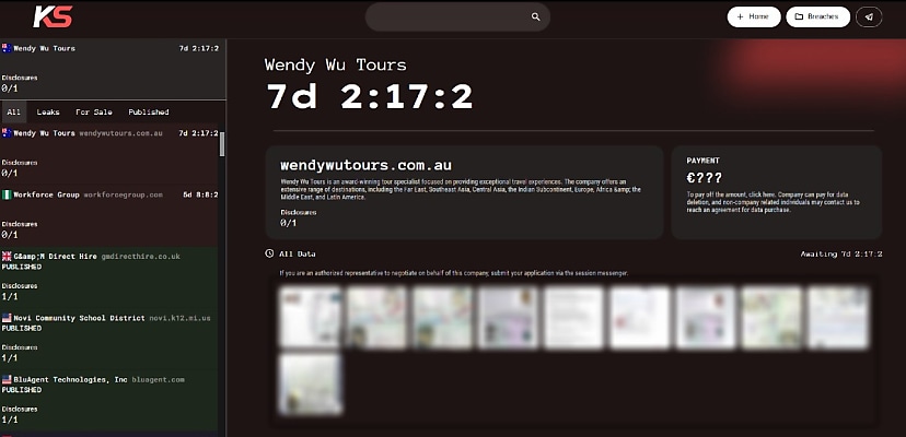Exclusive: Sydney-based tour agency listed by KillSec ransomware gang