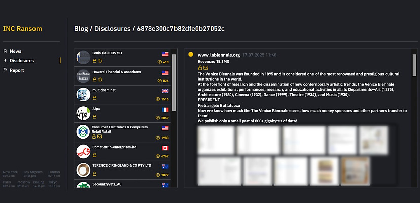 Exclusive: Hollywood A-listers impacted by Venice Biennale cyber attack