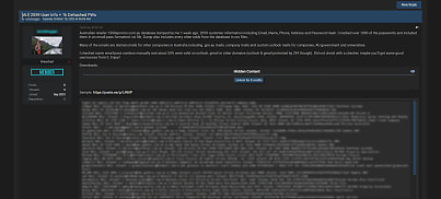 Customer details of Queensland printing firm posted on hacking forum