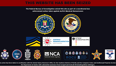 ALPHV site seized following leak of military information