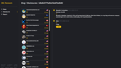 Exclusive: Aussie firm Benedict listed by INC Ransom hacking group