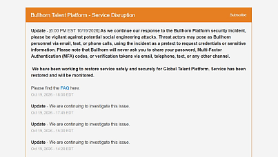 Hacked! AI recruitment platform Bullhorn responding to cyber incident