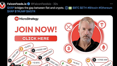 FalconFeeds.io X account compromised by crypto scammers