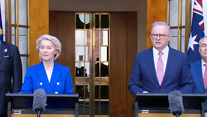 Cyber, defence cooperation key plank of new EU–Australia partnership