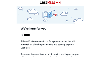 Hackers imitate LastPass staff to access passwords