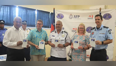 AFP helps fund new training facility for Samoan Police, with cyber safety a focus