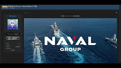 Naval Group confirms ‘no intrusion’ after alleged data breach
