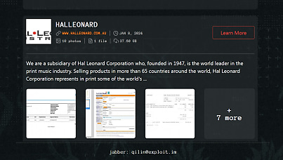 Print music giant Hal Leonard Australia falls victim to Qilin ransomware