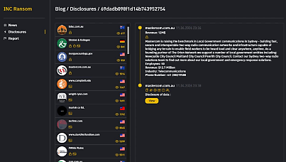 Exclusive: Aussie communications company Mastercom ‘aware’ of INC Ransom claims