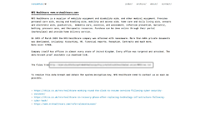 NRS Healthcare struck by RansomHub cyber attack