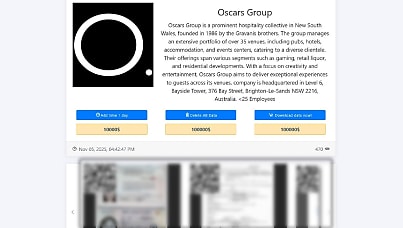 Exclusive: Hospitality giant the Oscars Group listed by Medusa ransomware