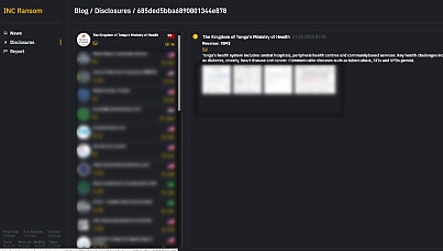 Exclusive: INC Ransom takes responsibility for devastating attack on Tonga’s Ministry of Health