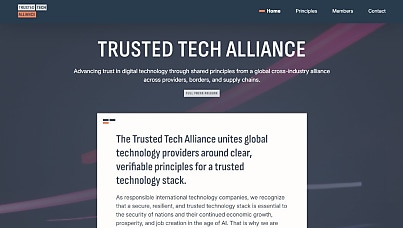 Matter of trust: Tech giants partner up for new Trusted Tech Alliance