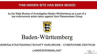 Vanir Group ransomware gang’s leak site seized by German authorities