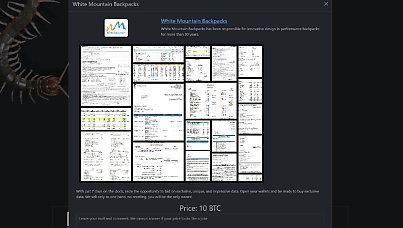 Exclusive: Rhysida lists Aussie outfitter White Mountain Backpacks as ransomware victim