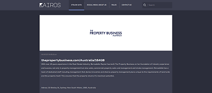 Exclusive: The Property Business Australia allegedly breached by Kairos ransomware