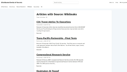 WikiLeaks data to remain live thanks to Distributed Denial of Secrets