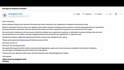 Cop this! Hackers observed posing as Interpol to deploy ransomware