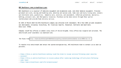 NRS Healthcare struck by RansomHub cyber attack