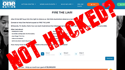 Exclusive: Pauline Hanson’s One Nation party quietly deletes Labor hacking claims