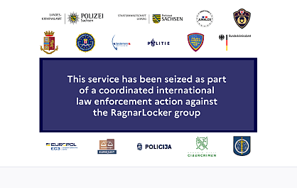 Ransomware group Ragnar Locker’s darknet leak site taken down by cyber cops