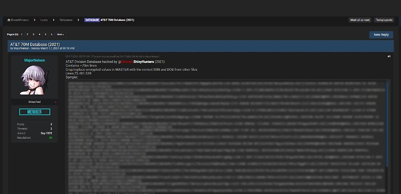 AT&T denies 73m person data leak is from its network