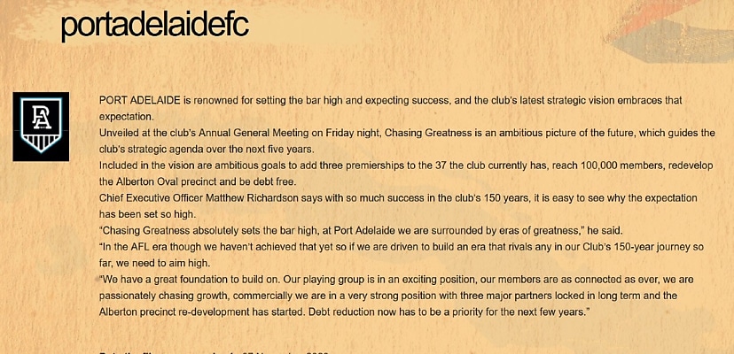 Cuba ransomware gang claims Port Adelaide FC hack