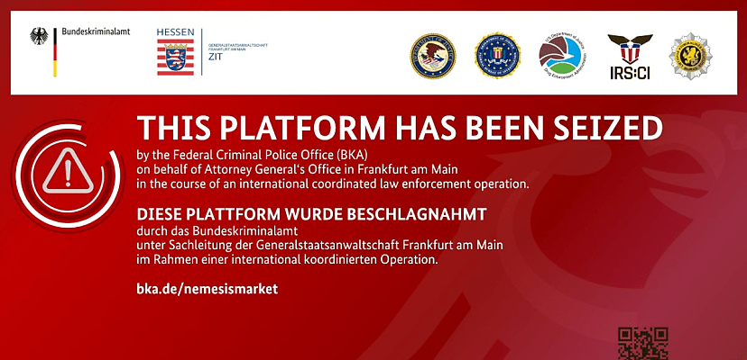 Nemesis Market dismantled by German law enforcement