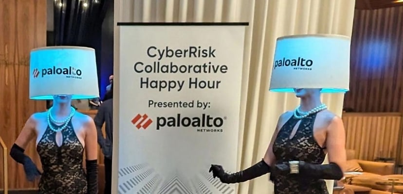 Palo Alto sparks fury after objectifying hostesses with lampshade headwear.Credit: Sean Juroviesky