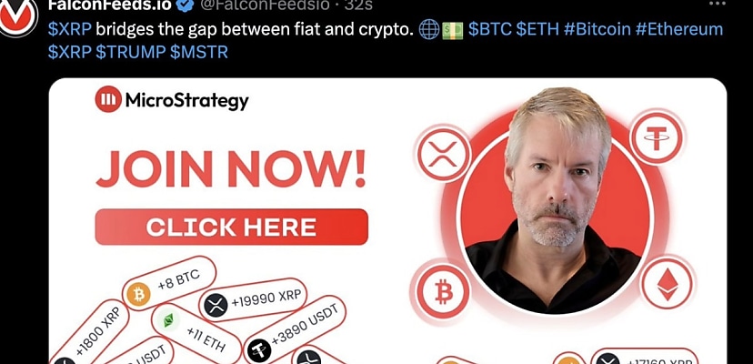 FalconFeeds.io X account compromised by crypto scammers