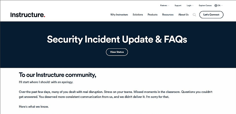 Instructure breach: ShinyHunters says ‘matter has been resolved’