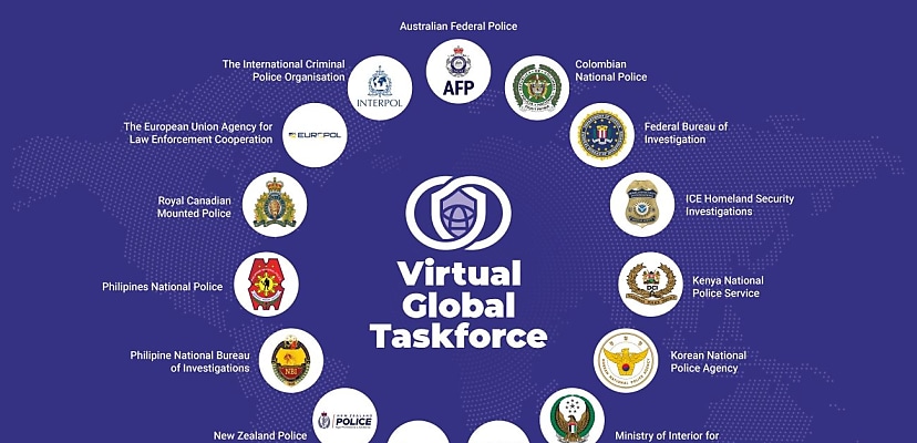 AFP takes lead of Virtual Global Taskforce combatting child abuse material