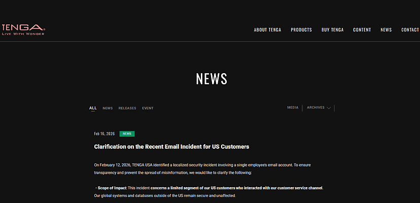 Penetrated: Adult toy maker suffers leak after hacker slips in