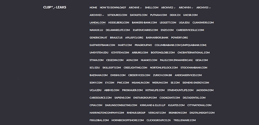 Clop ransomware gang dumps all its MOVEit data online