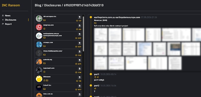 Exclusive: Aussie firm Earth Systems listed by INC Ransom hacking group