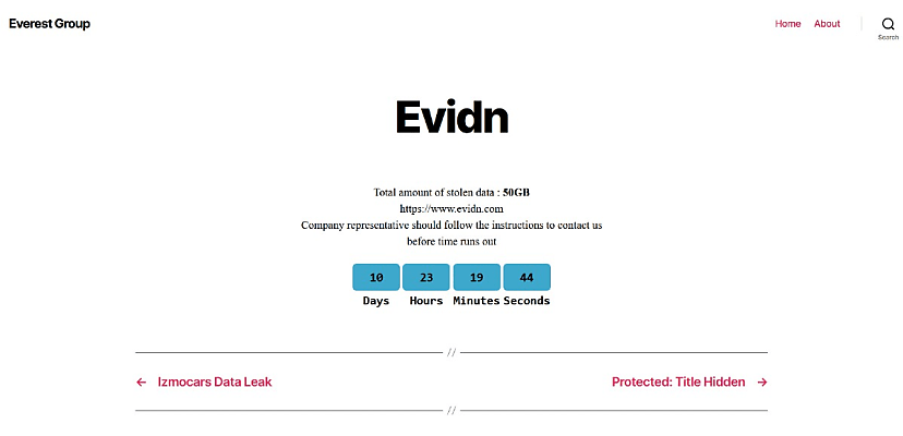 Exclusive: Everest ransomware gang lists Aussie company Evidn as a victim