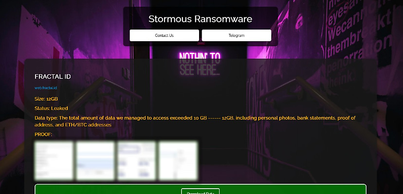 Exclusive: Stormous ransomware claims hack of blockchain identity firm Fractal ID