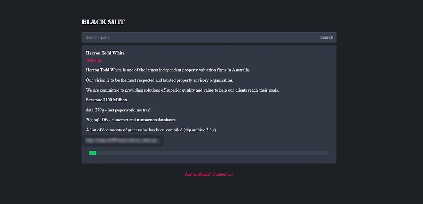 Exclusive: BlackSuit ransomware claims attack on Australian property firm Herron Todd White