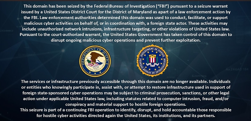 Stryker hacker Handala’s clear-net sites seized by US authorities