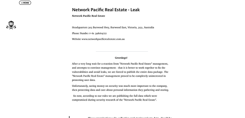 Ransomware gang posts 30GB of data it claims belongs to Victorian real estate group