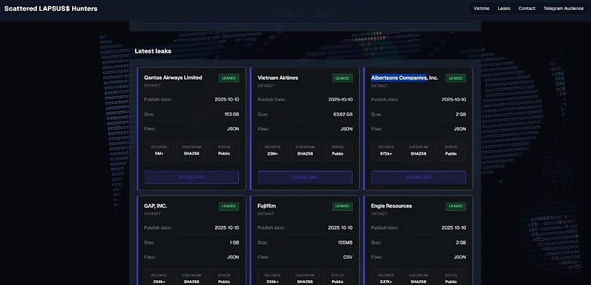 Qantas hackers dump more than 5m customer records to clear and dark web leak sites