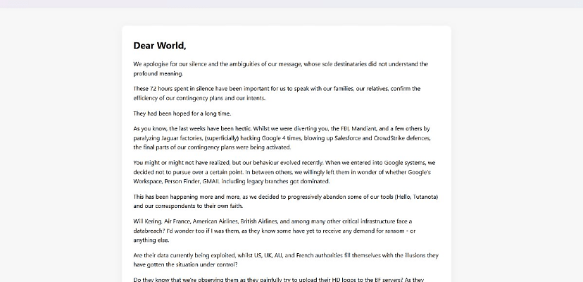 Scattered Lapsus$ Hunters hackers announce retirement