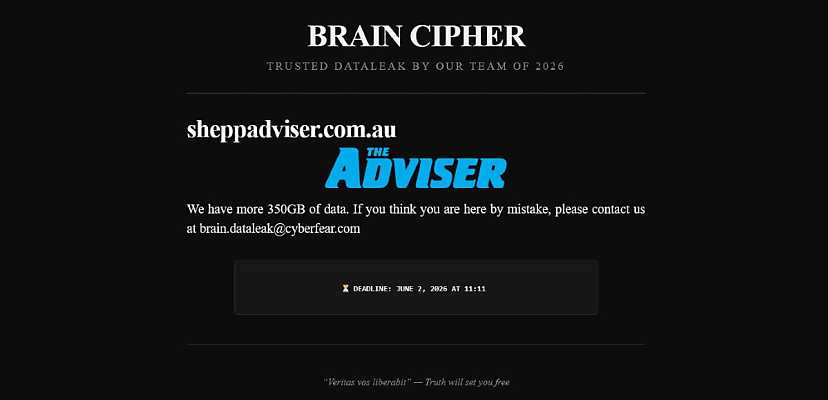 Exclusive: Victorian regional newspaper alleged hacked ransomware group