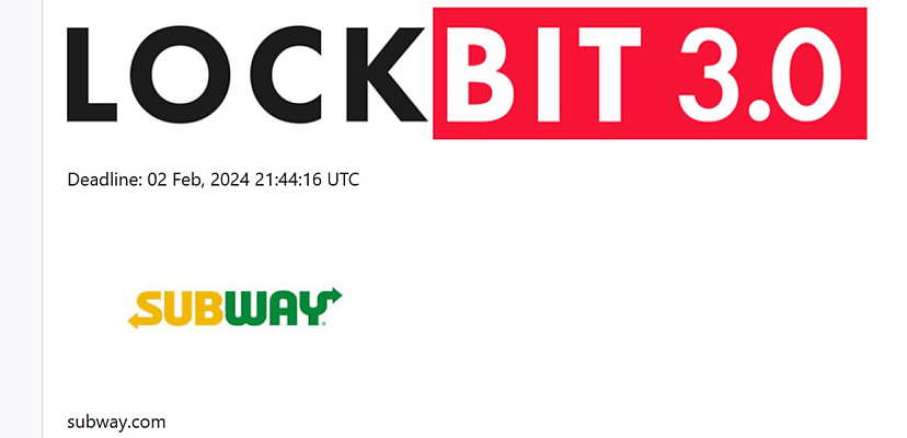 LockBit takes a bite out of Subway with ransomware attack