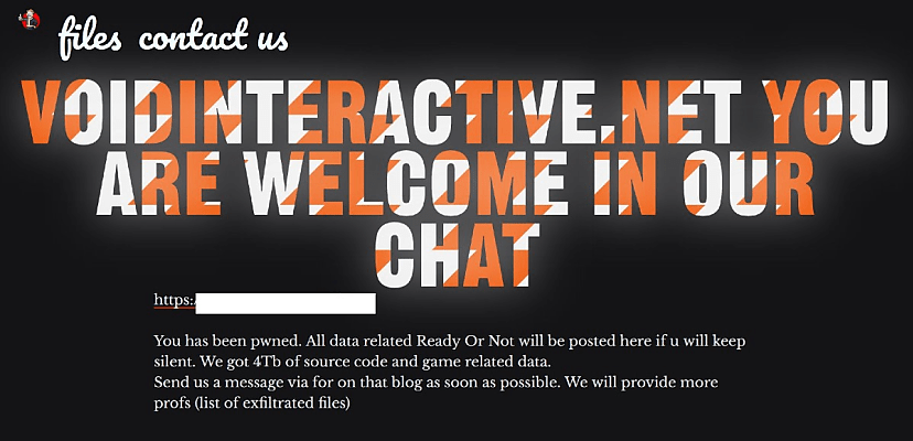 D#NUT ransomware gang claims Ready or Not dev Void Interactive as a victim