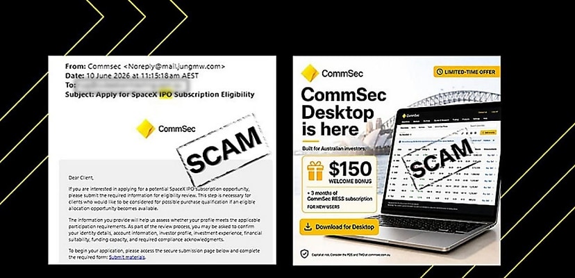 CommBank warns of criminals using its logo to drive investment scams